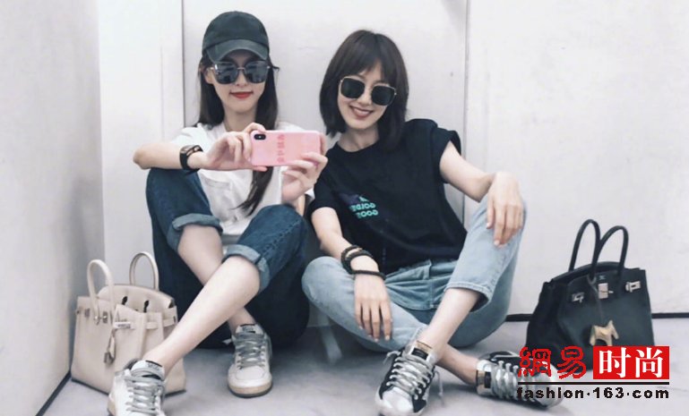 唐嫣与闺蜜全程自拍晒爱马仕包 网友:炫富