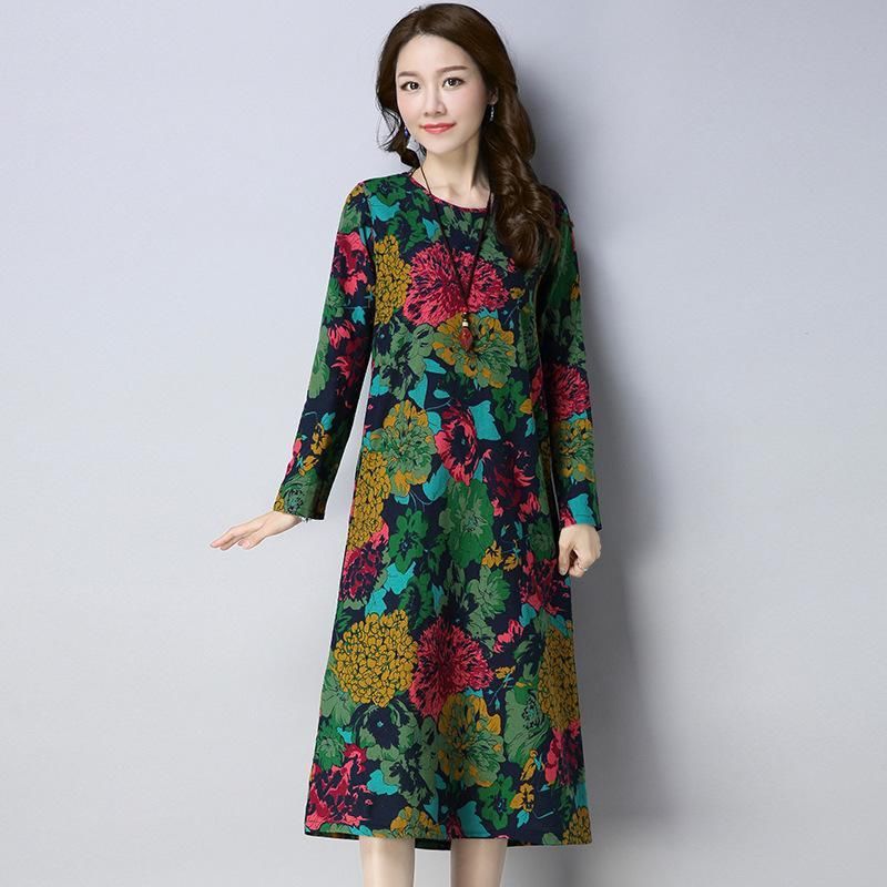 入秋后早晚凉，7080后别穿短款，新出秋裙，一款比一款美嫩