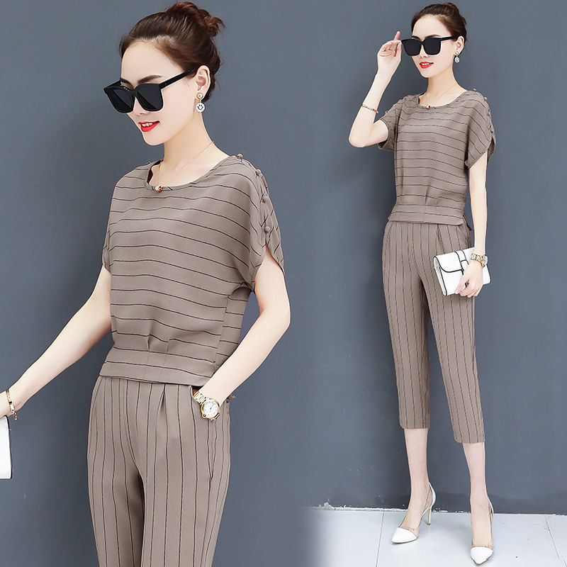 最近火爆的七分裤套装，真是够美够高级!难怪老婆扔了裙子买了它