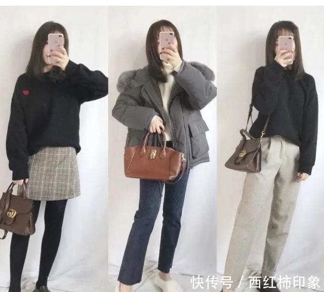 「实用」小个子女生内穿外搭look,日常精致又实用!穿对了显高显瘦