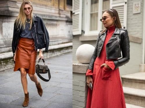  『女生』女生帅起来就没男生什么事了？酷帅洒脱的皮夹克，凹出摩登气场！