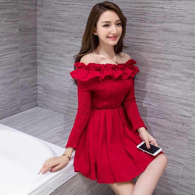 42岁老婆从来不穿套装，入秋后连衣裙一套接着一套买，美爆了