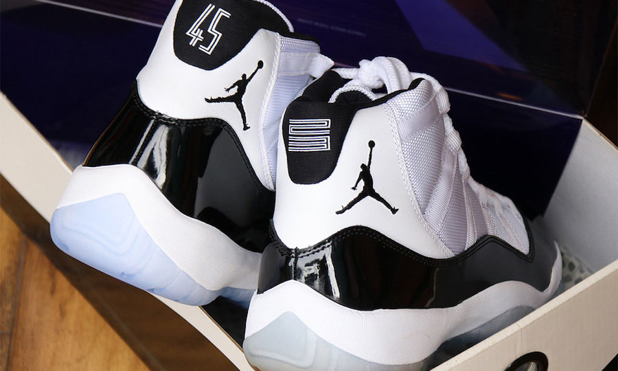 2011 vs 2018，Air Jordan XI “Concord” 细节对比一览