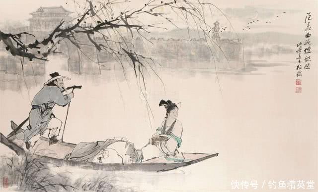 「吹牛」历史上五位钓鱼名人,李白最会吹牛,自称是“海上钓鳖客”