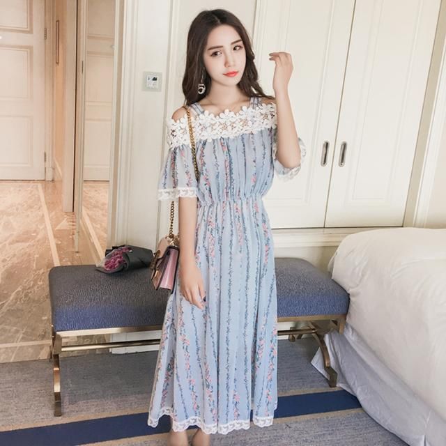 太美了！海边度假，老婆穿这样的衣裙，玲珑曲线优雅不凡！