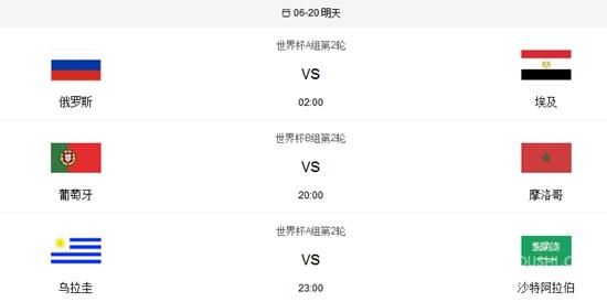 葡萄牙VS摩洛哥比分预测:2018世界杯葡萄牙V