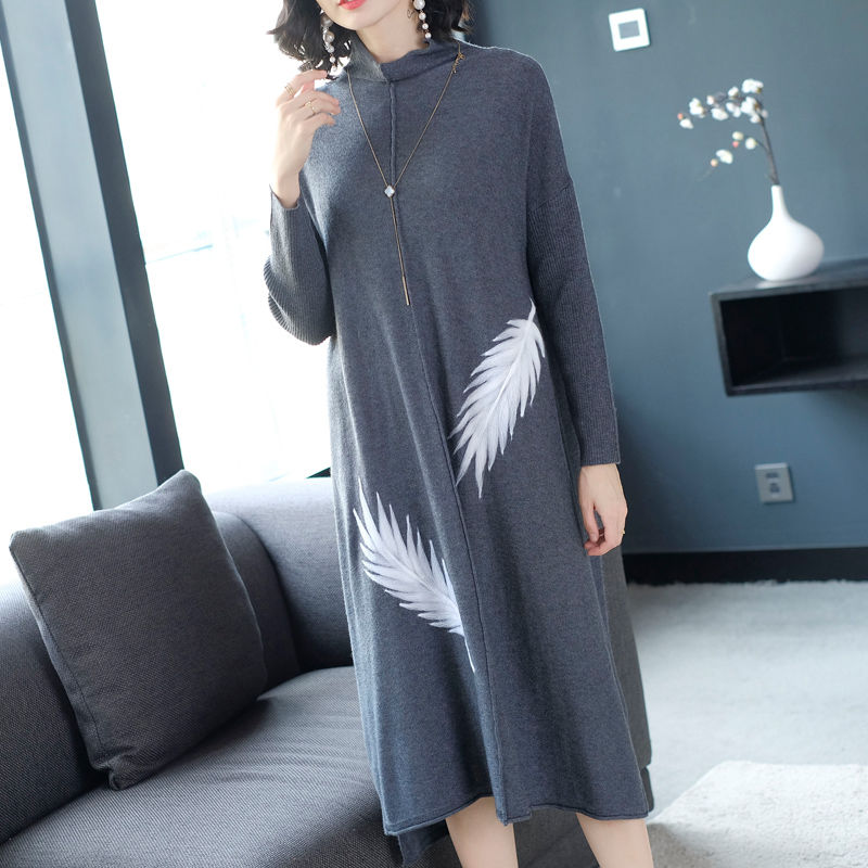 遇见“棉麻”薄秋裙，虽不华丽但舒适保暖，推荐60后穿，贼美