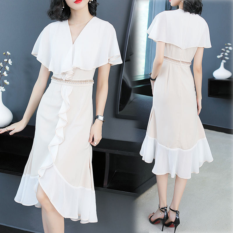 谁说身材丰满穿衣难看?试试名媛裙+高跟鞋，一个比一个靓丽吸睛