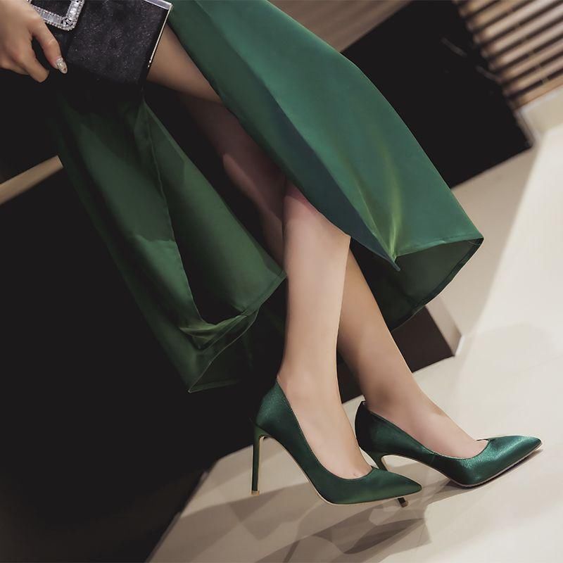 夏天优雅尖头高跟鞋，让你美出新高度