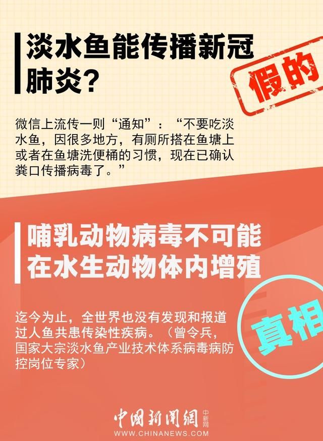 辟谣■【辟谣】新冠病毒在家能自测？淡水鱼不能吃了？