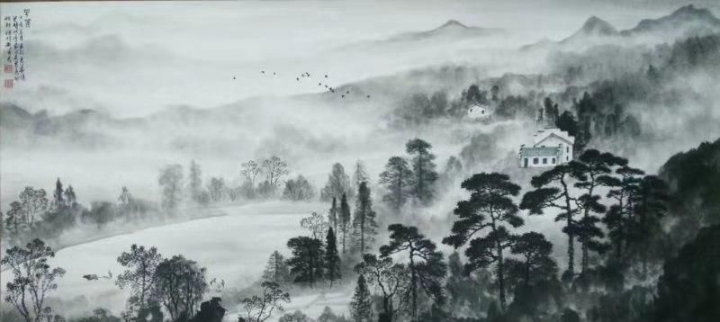  「建国」建国70周年重点推荐艺术家刘国志国画作品欣赏