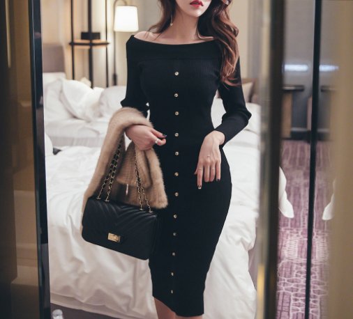 入秋后早晚凉，聪明女人早已备上这些“包臀裙”，穿出迷人风采