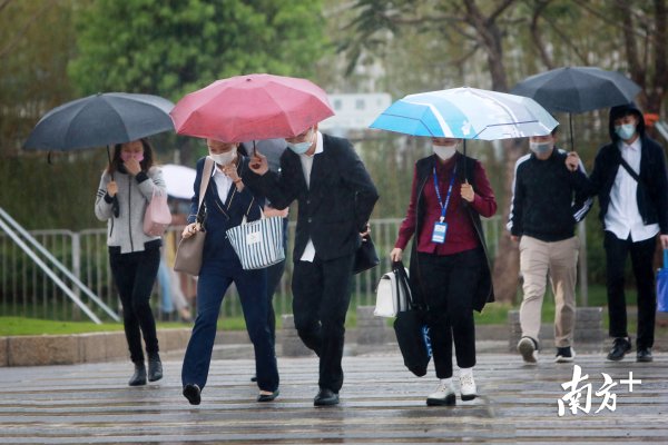  「图集」图集｜能见度2公里以下，深圳晚高峰迎来雨雾天气