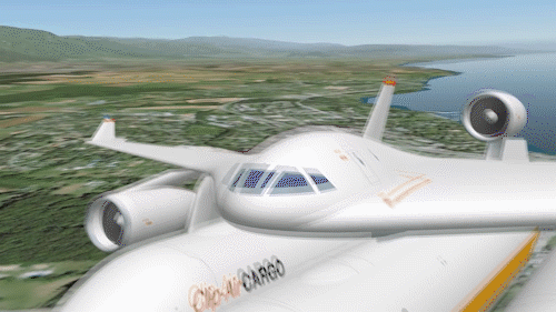 这是什么交通工具？飞机悬挂着高铁在天上飞，直接到达目的地