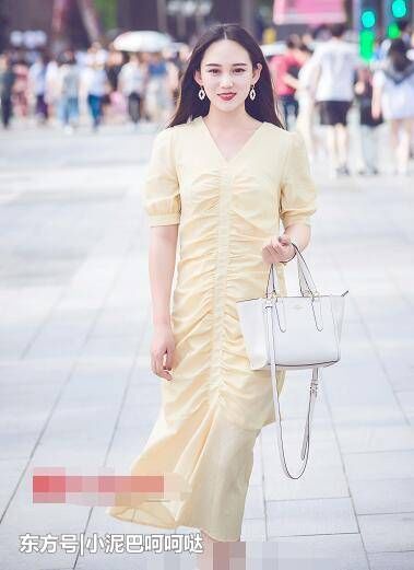  收腰■收腰又有高级感的气质连衣裙