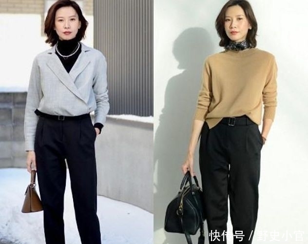  『博主』中年女性怎么打扮比较得体？学学这位博主的穿搭，得体又不失个性