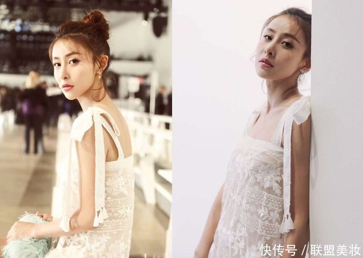 贾青为了红真是拼，西装内只穿了一件内衣，也敢不系纽扣！