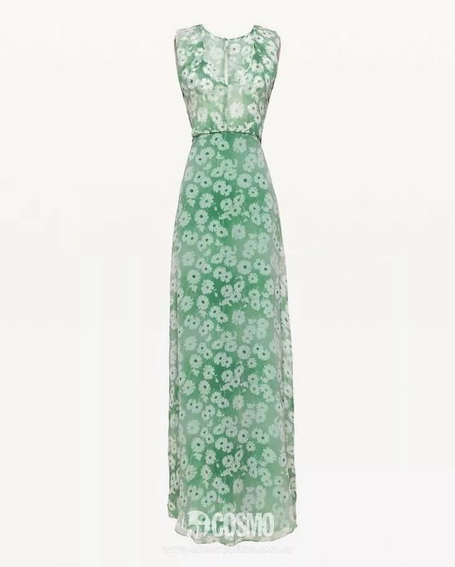 郑素敏这条小绿裙是下一个爆款没错了