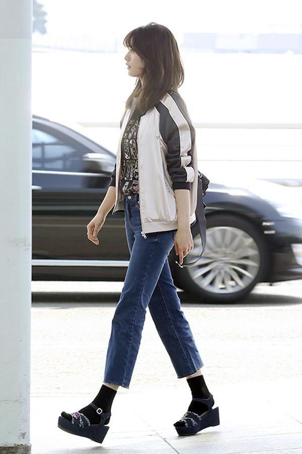 林珍娜不仅拥有国际认证的最美脸宠，细腰长腿更是分分钟迷倒你