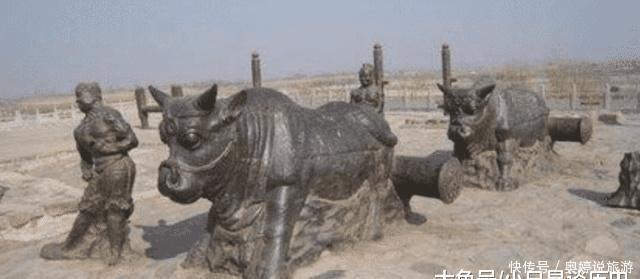 黄河出土重达60吨的“镇河铁牛”,镇守黄河千年之久