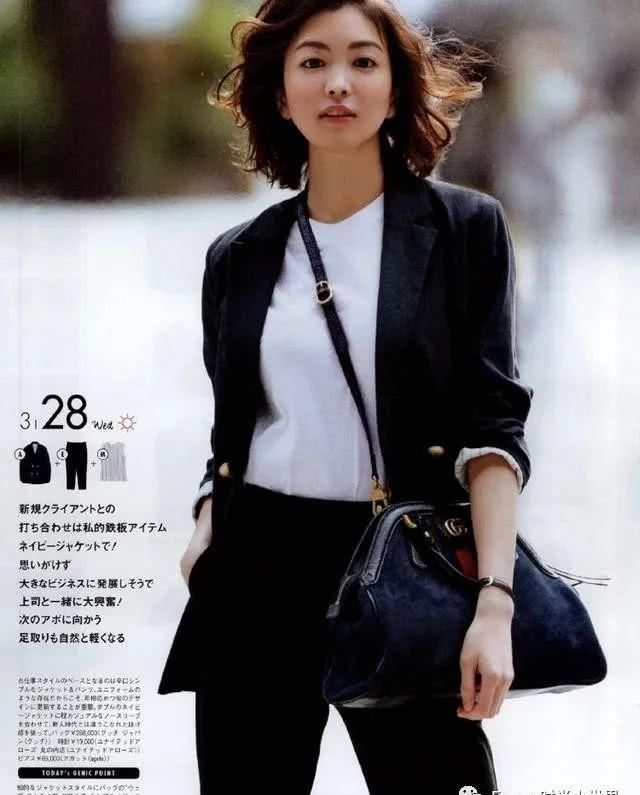 『时髦』春日4种西装的搭配,真是省心了!大气有品味,这种时髦感藏不住