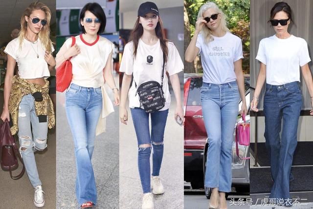 百搭的牛仔裤，越简单越时尚，难怪多年来一直霸占百搭之王的位置