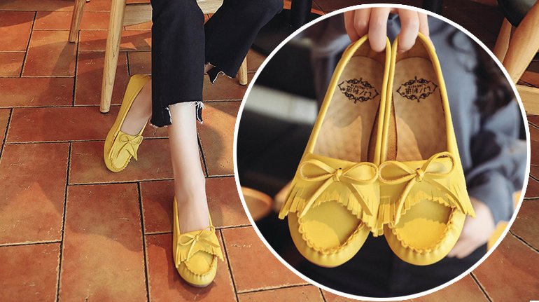 千万别因为美而忽视高跟鞋的危害，适合开车的平底鞋也可以很美