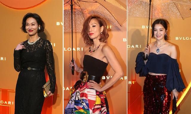 同是穿黑色出席活动，惠英红大气郑秀文御姐，蔡卓妍36照样很俏皮