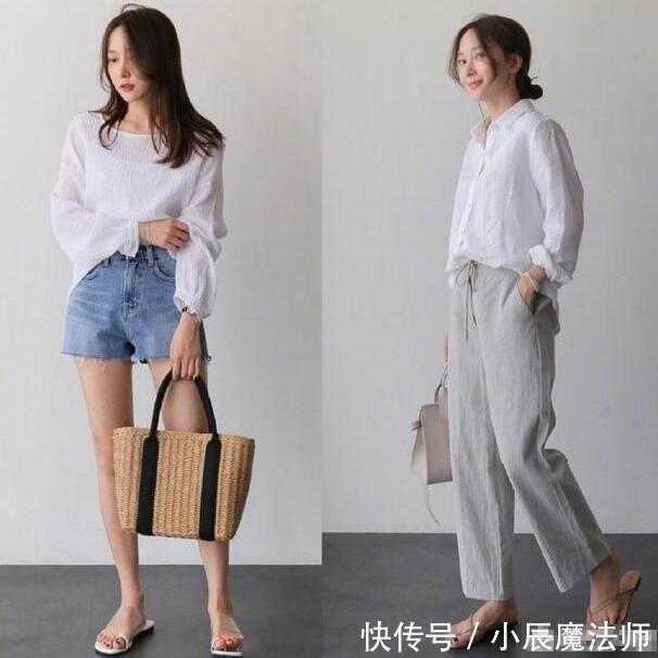  『衣服塞进裤』简单大方的衣服搭配风格？