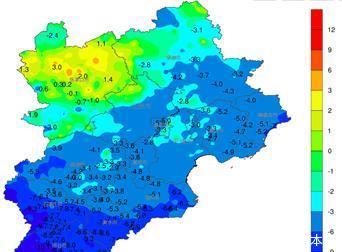 明天夜间到28日，我省再一次大风降温天气过程，坝上地区有小雪或