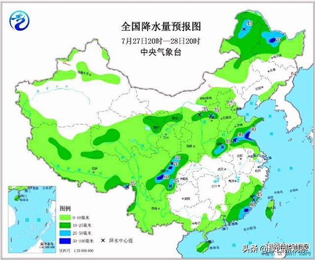 新一轮强降雨来了，对河北河南山西非常有利，但也要预防次生灾害