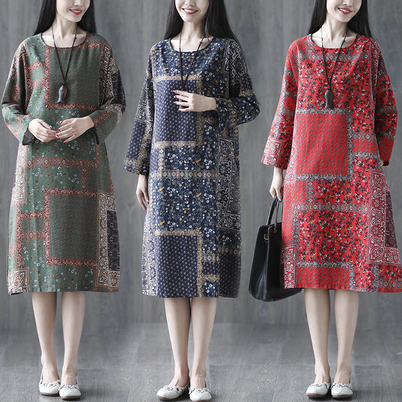 秋老虎还没过，棉麻裙又火了!一款比一款显嫩，70后穿美爆了