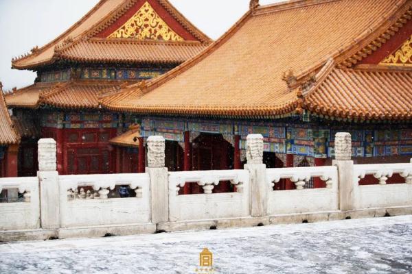 这就是雪中的故宫！