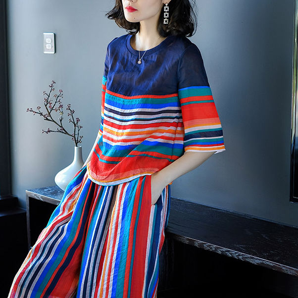 悄悄告诉你:别穿紧身裤,如今流行这阔腿裤套装,洋气高雅超美嫩