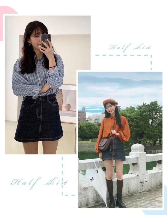  『时髦』春季 “衬衫＋半裙搭配”，“衬衫＋裤子搭配”，气质时髦不费力！