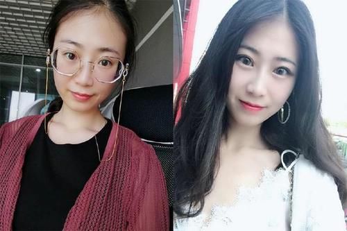 眼镜姑娘你甘心做背影杀手一辈子？不化妆，你永远不知道自己的美