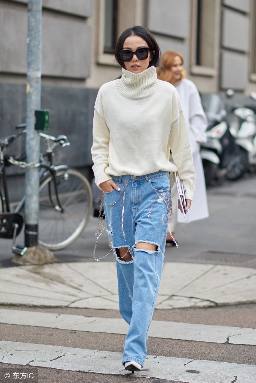 初秋穿牛仔裤，怎样搭配才能赚足回头率?