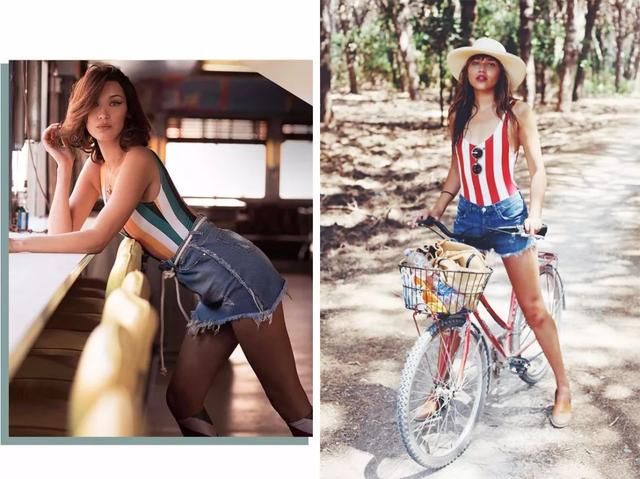 继睡衣外穿、内衣外穿后,泳衣外穿也不是那么难以接受了……