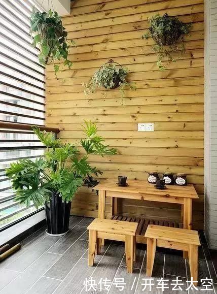 草绿色@媳妇把阳台搞成这样,我能申请睡阳台吗?
