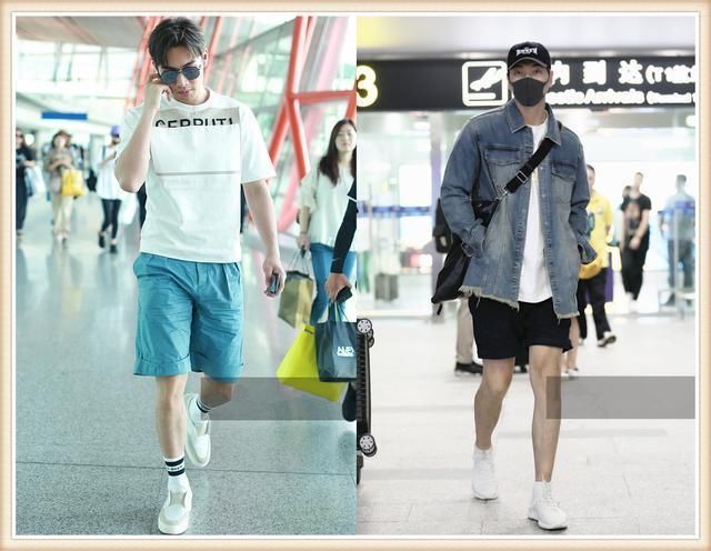 当183张彬彬穿短裤撞上188张亮，才知道模特的腿真的不好惹!