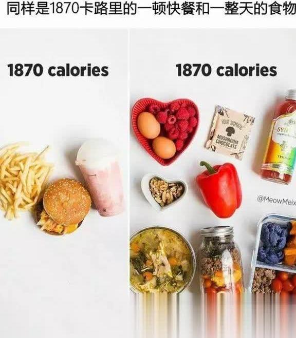 一组图告诉你，为什么吃得多不一定会胖？但吃的少却很容易胖？