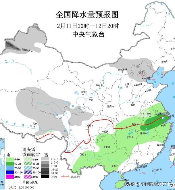 春节后第1周，北方下大雪，南方连阴雨，初九雨雪最强