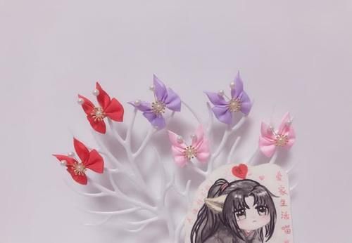  『螺纹织带』花开季节怎么能少了蝴蝶？来做个漂亮的蝴蝶发夹怎么样？