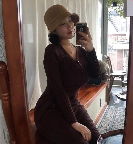 微胖女神没腹肌，白斩鸡式的身材，却更加有女人味！