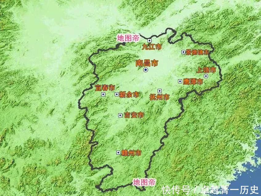 江西省区域为何几乎千年不变？