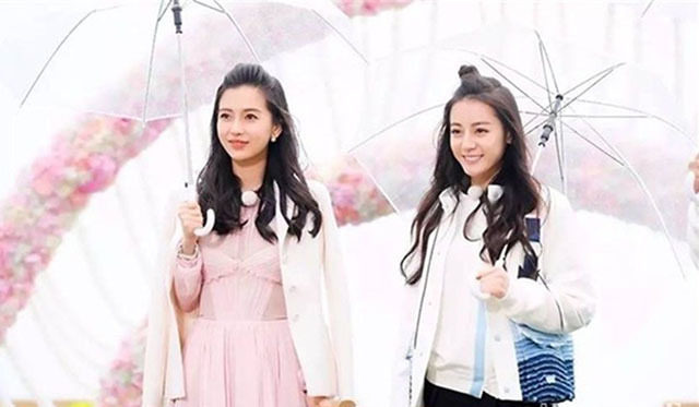 迪丽热巴VS杨颖,谁才是360度零死角美女?