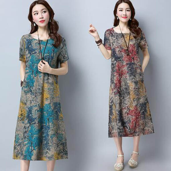 45岁小姨穿上大码女装,隐藏小肚腩遮住小蛮腰,年轻不止10岁