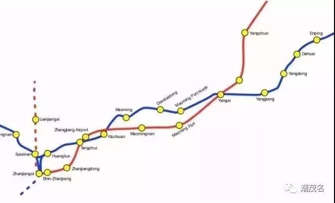 高州、信宜、化州高铁梦再次成空，广湛高铁走向已定！