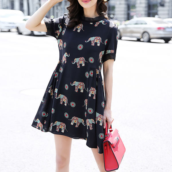 咦?难怪老婆不穿套装了，今系夏这几款欧货a字裙，洋气美嫩十岁