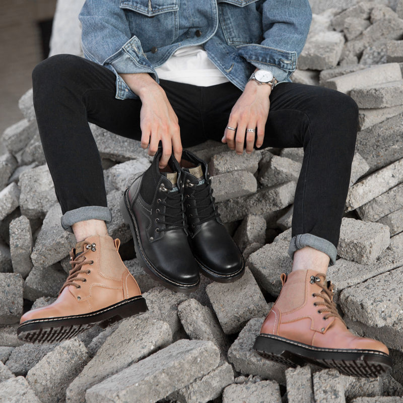 中国造新式军靴，保暖耐穿不闷汗不冻脚，男人味十足征服女神